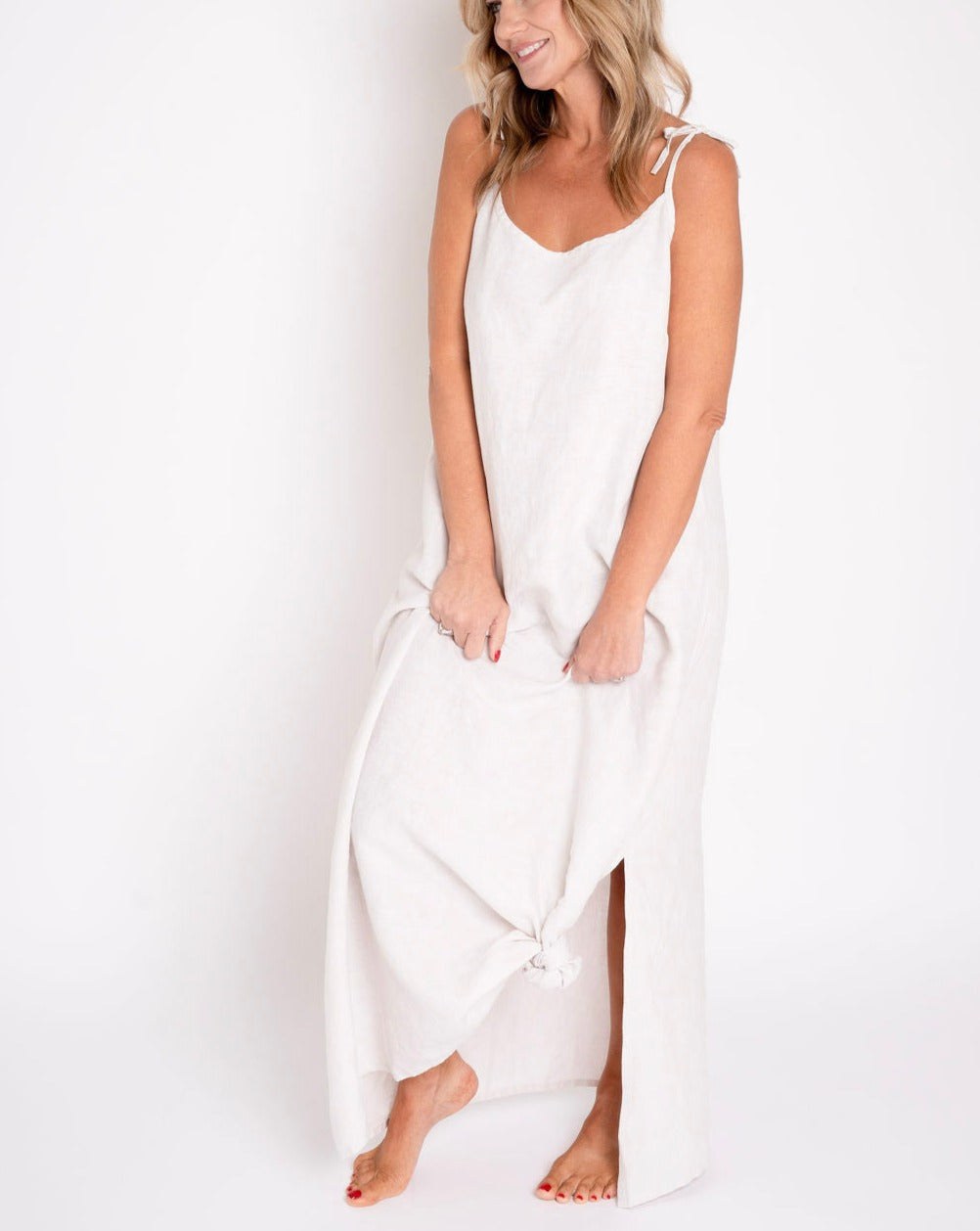 Pacific Linen Maxi Dress