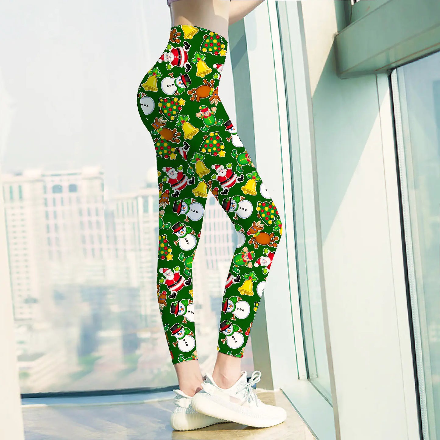 Personalized Christmas Leggings for Yoga Practice