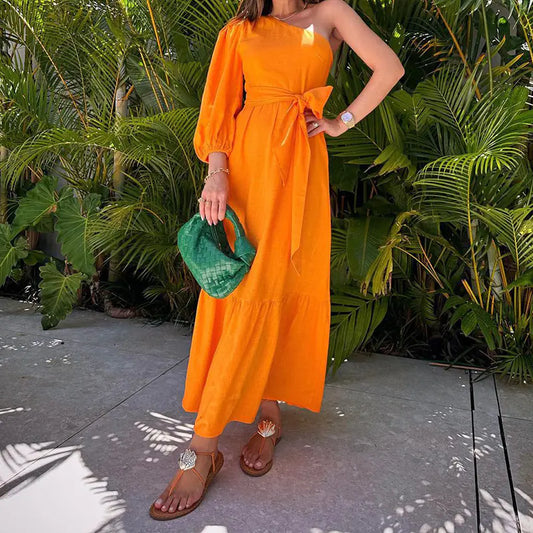 Vestido Suelto Irregular para Mujer
