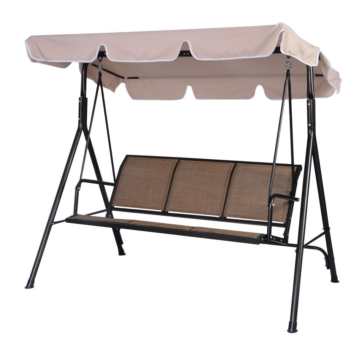 Columpio dosel para 3 personas para porche o patio