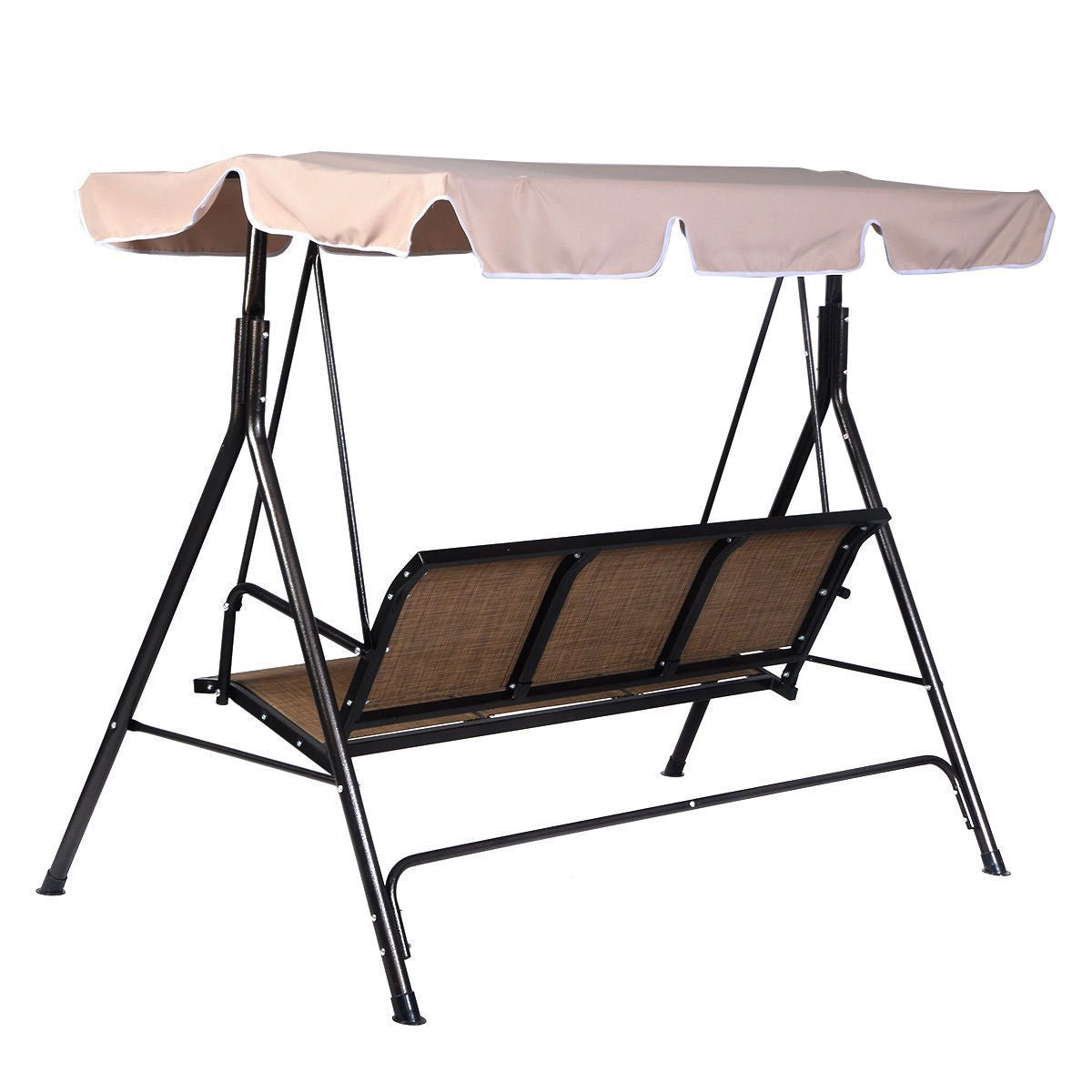 Columpio dosel para 3 personas para porche o patio