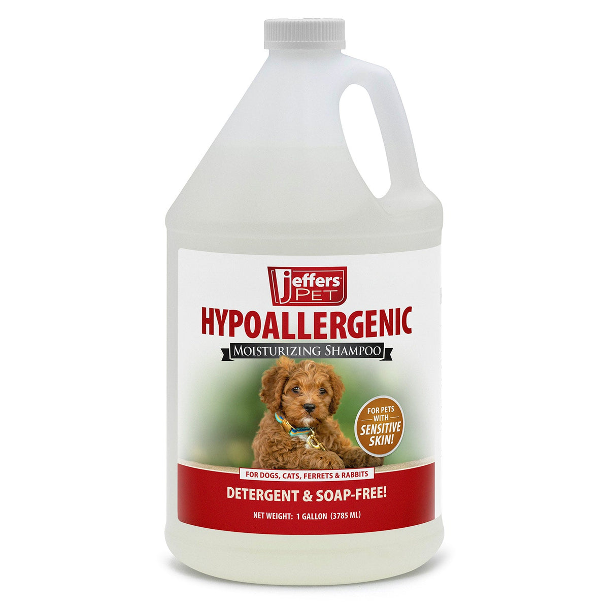 Champú hidratante hipoalergénico para mascotas Jeffers para pieles sensibles