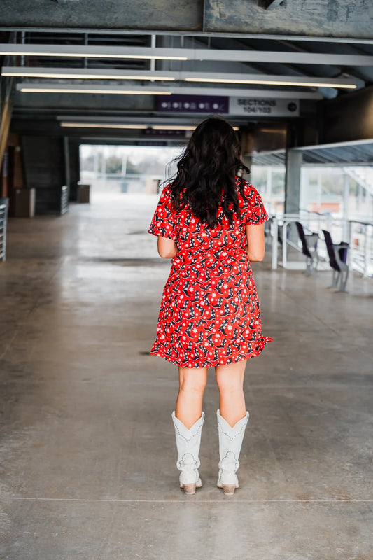Layerz Clothing | Tailgate Dress - Red/Black
