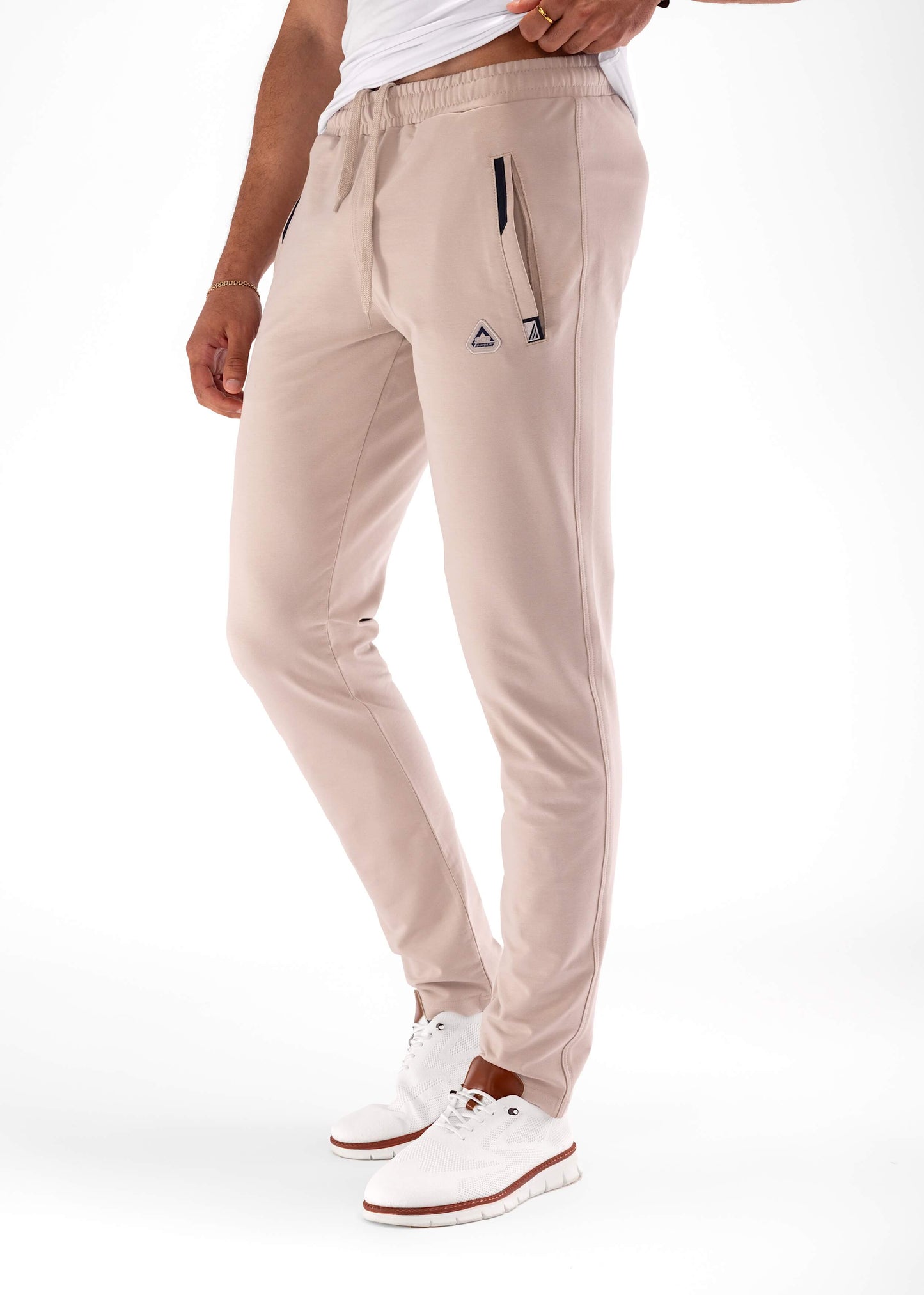 Pantalones de chándal deportivos de comodidad diaria - Ajuste cónico (talla alta)