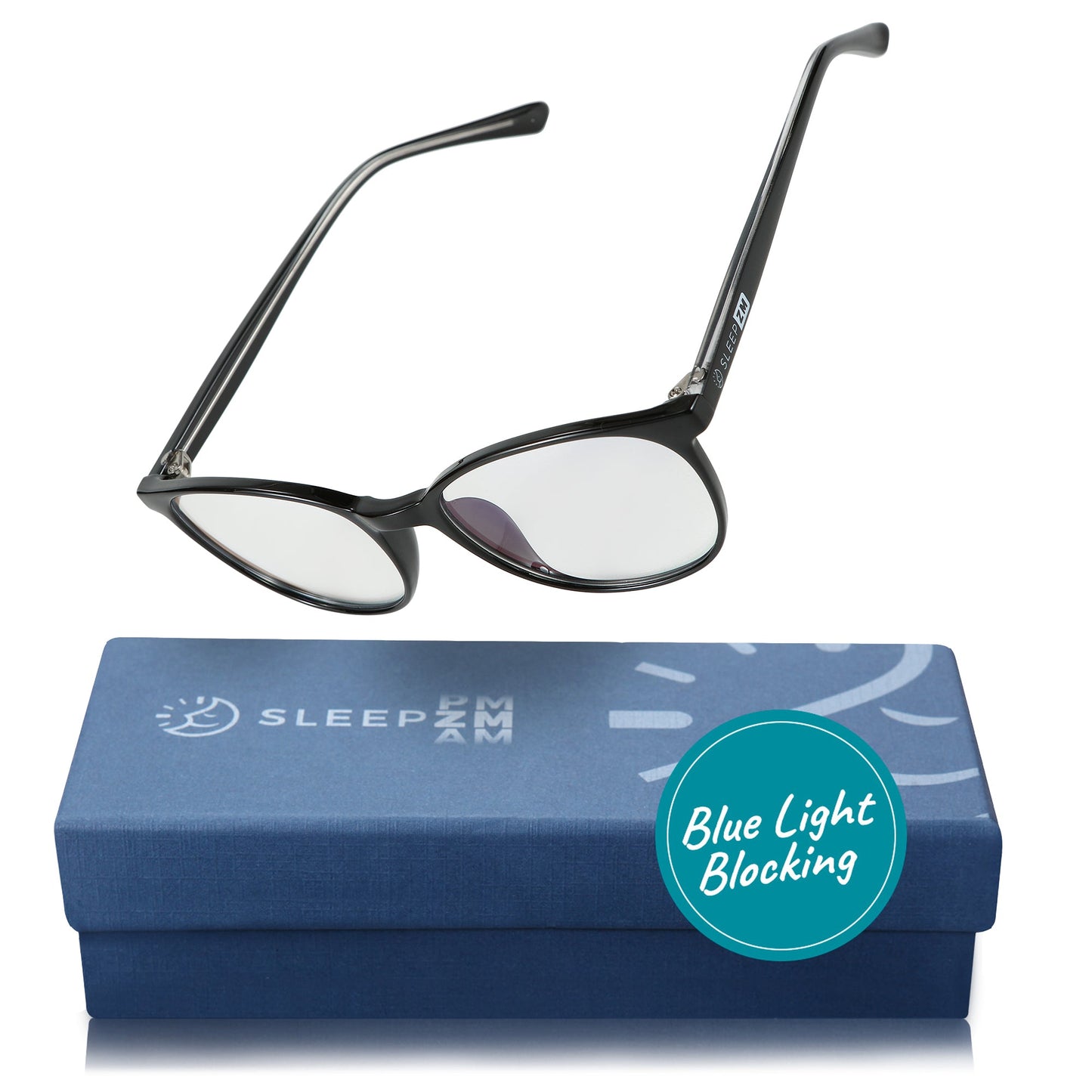 Day-Time Taylor Kids Blue Light Blocking Glasses - Black