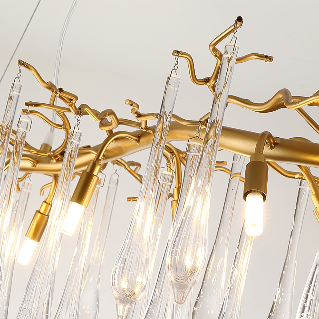 Candelabros Aqua Macramé