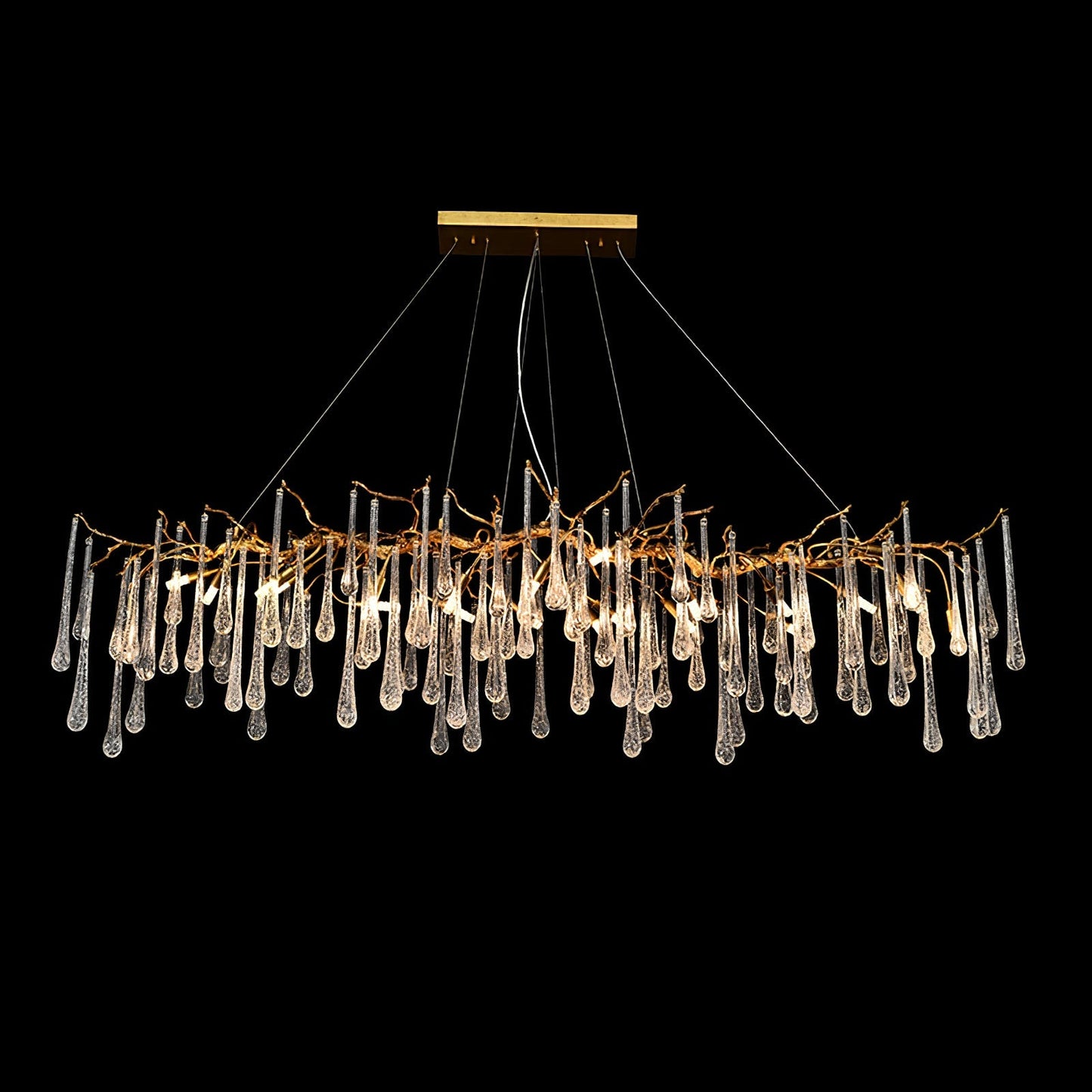 Candelabros Aqua Macramé