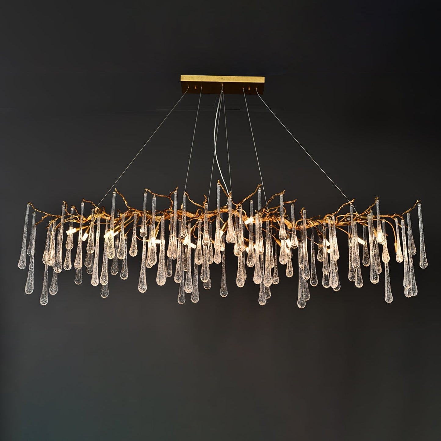Candelabros Aqua Macramé