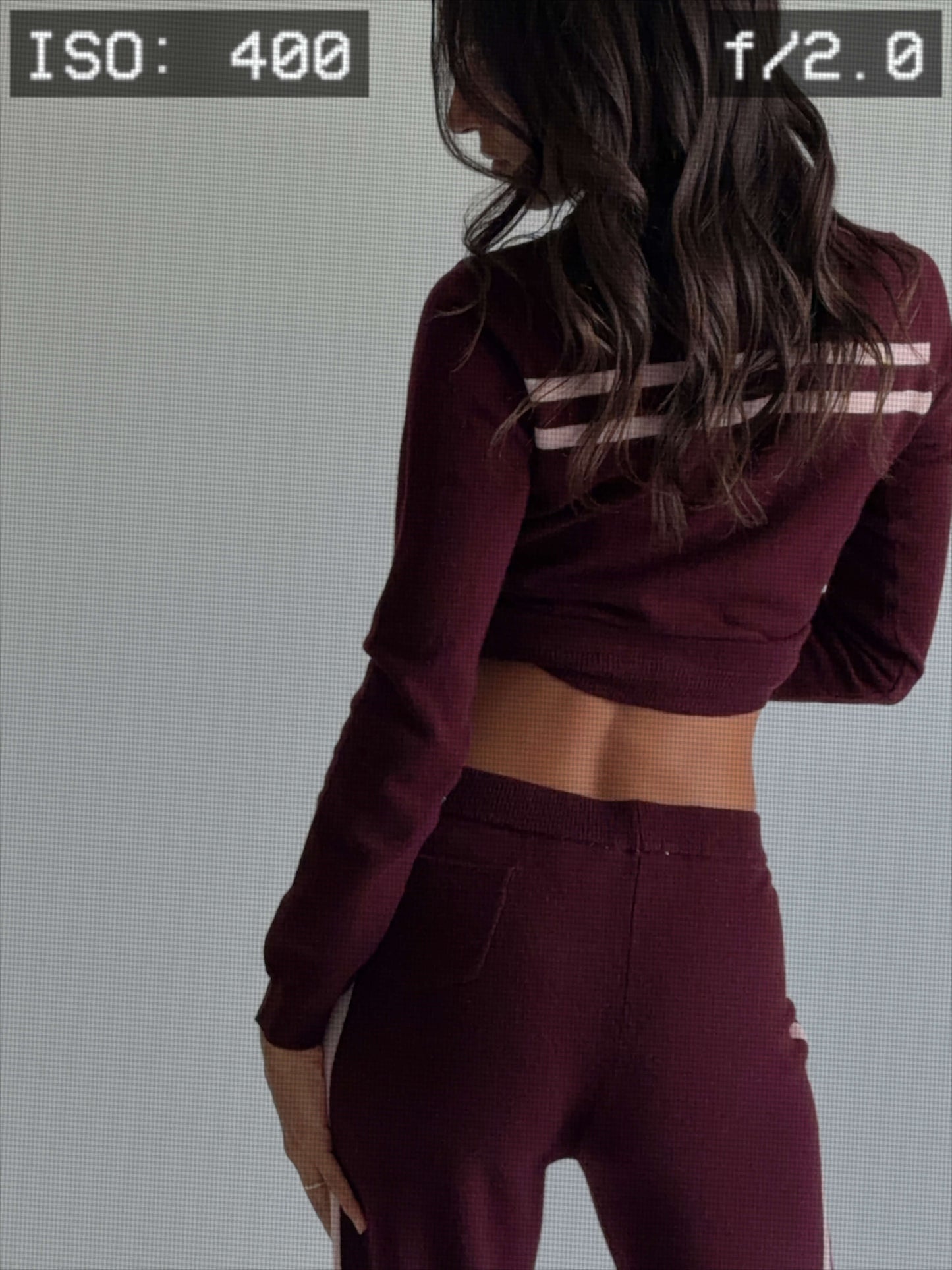 Cashmere Wool Stripe Cardigan