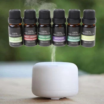 Set de 6 aceites esenciales 100% puros de grado terapéutico