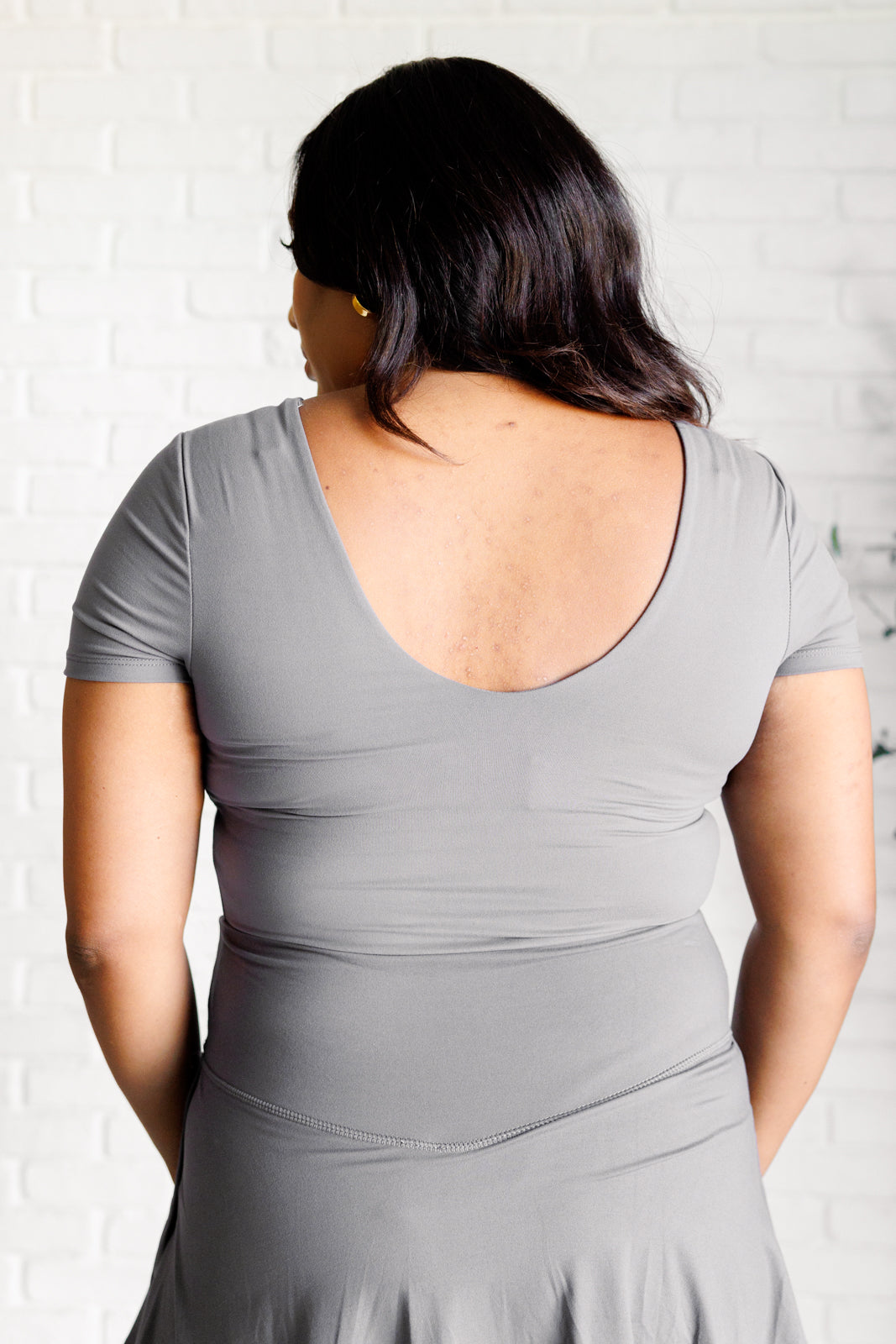 Body de cuello cuadrado They're Not Like Us en Titanio