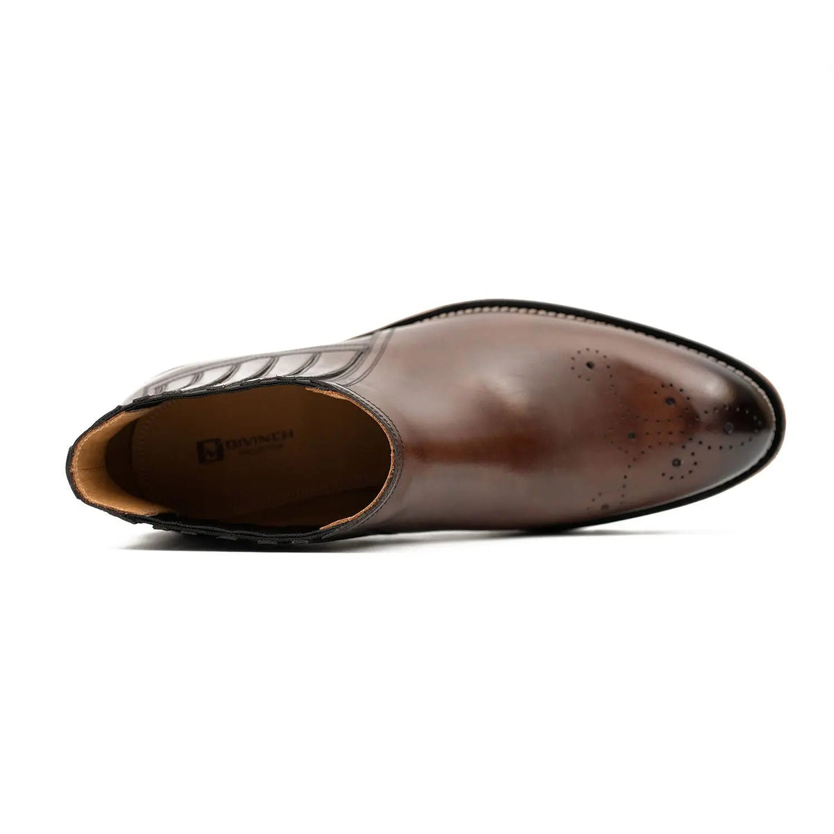 Brown Calf Leather Chelsea Boots