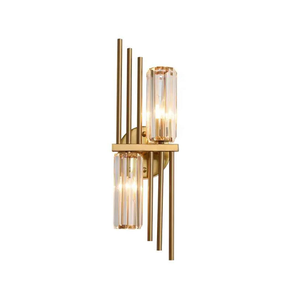 Tres apliques de cristal