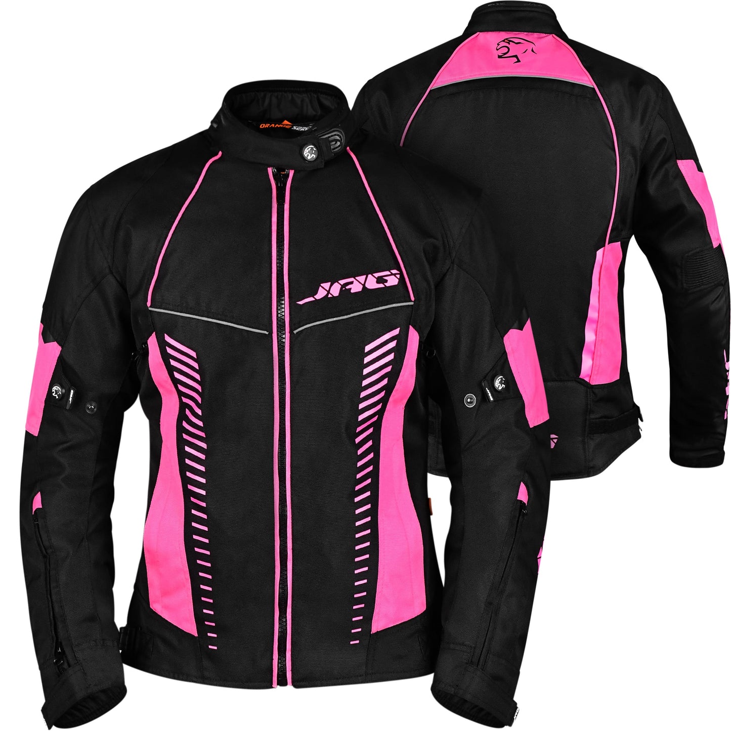 Chaqueta de Motociclista Diana para Mujer (Rosa)