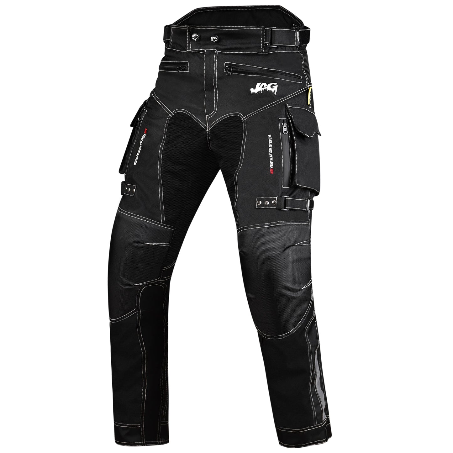 Pantalón protector de motocicleta JAG Maverick - Negro