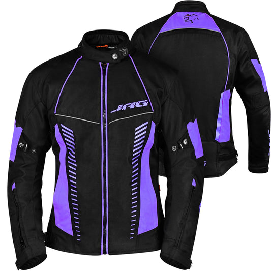 Chaqueta de Motociclista Diana para Mujer (Púrpura)