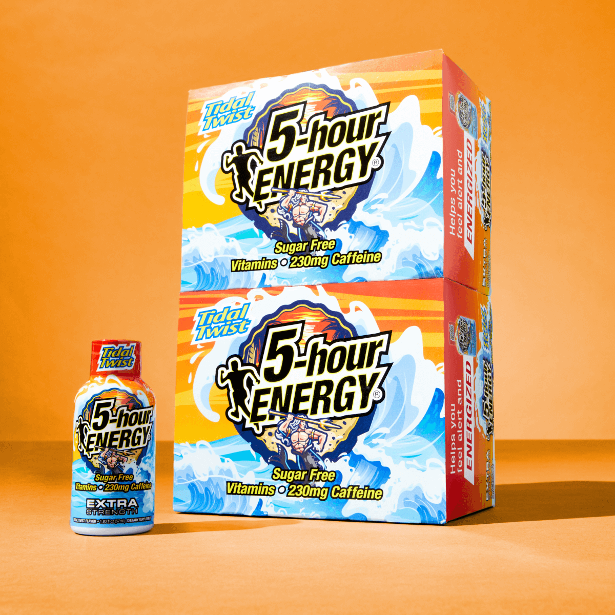 Paquete de 24 Bebidas Energéticas de 5 Horas de Fuerza Extra, Sabor Tidal Twist, 1.93 oz líq.