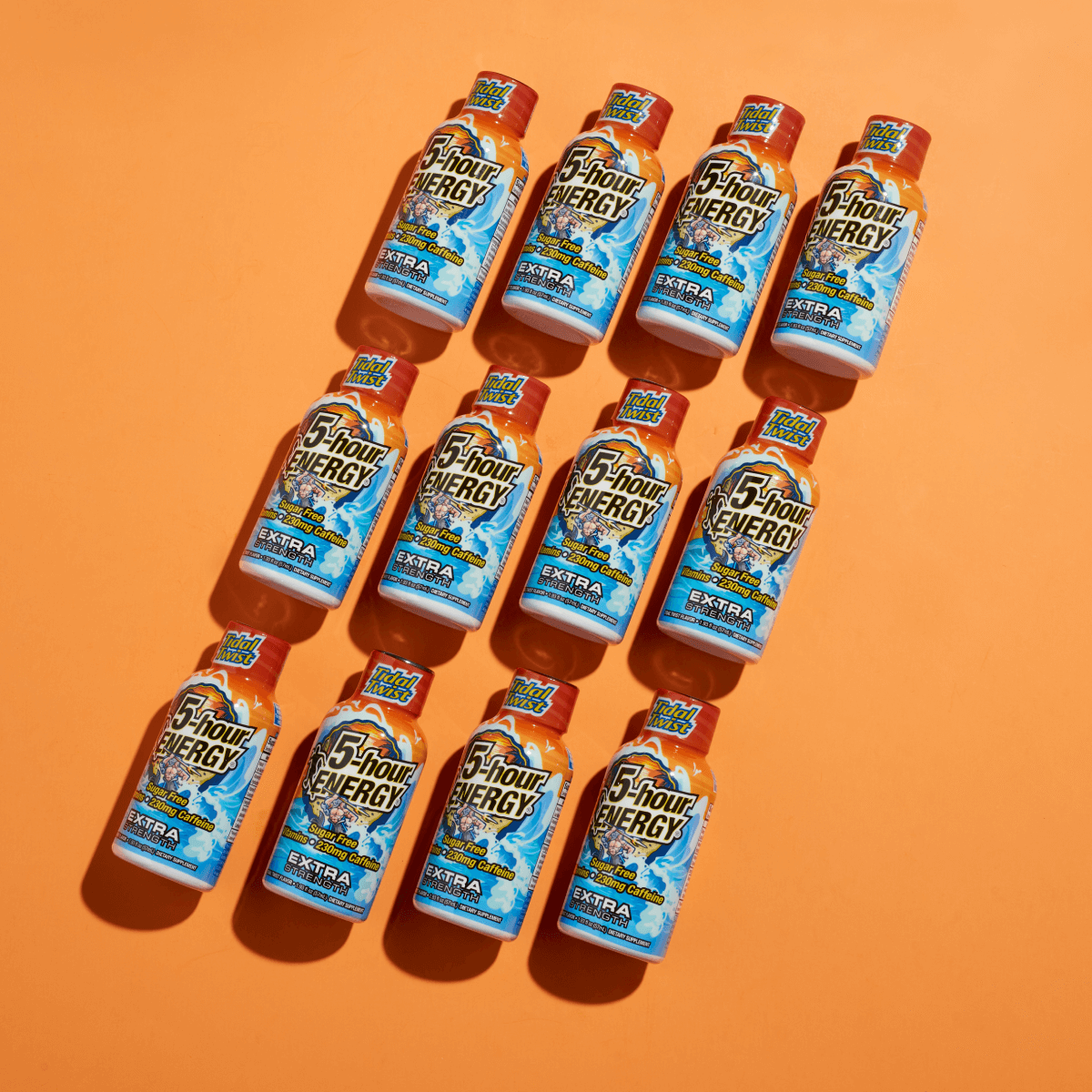Paquete de 24 Bebidas Energéticas de 5 Horas de Fuerza Extra, Sabor Tidal Twist, 1.93 oz líq.