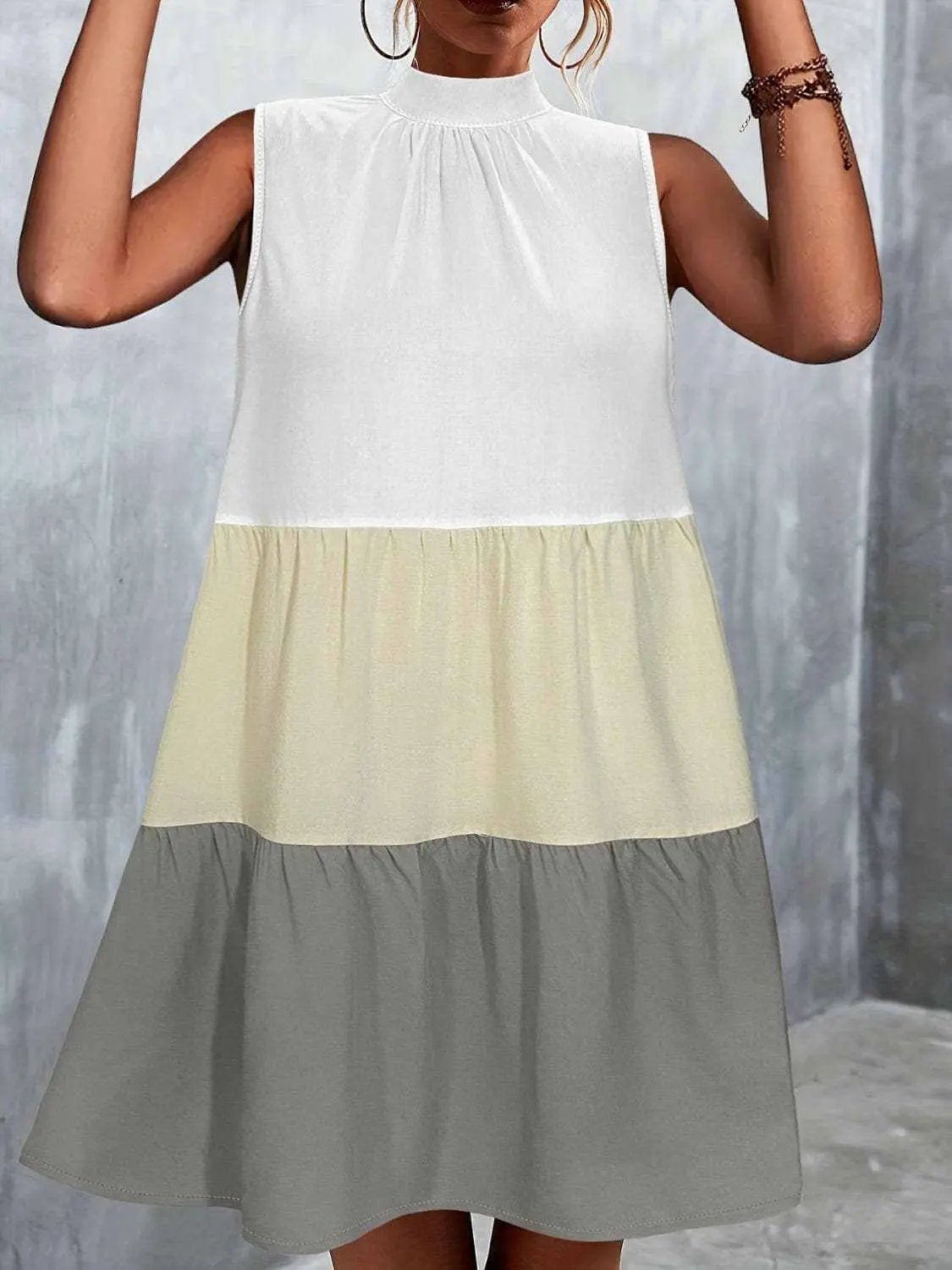 Dresses Trendsi just arrived - Tied color block sleeveless dress