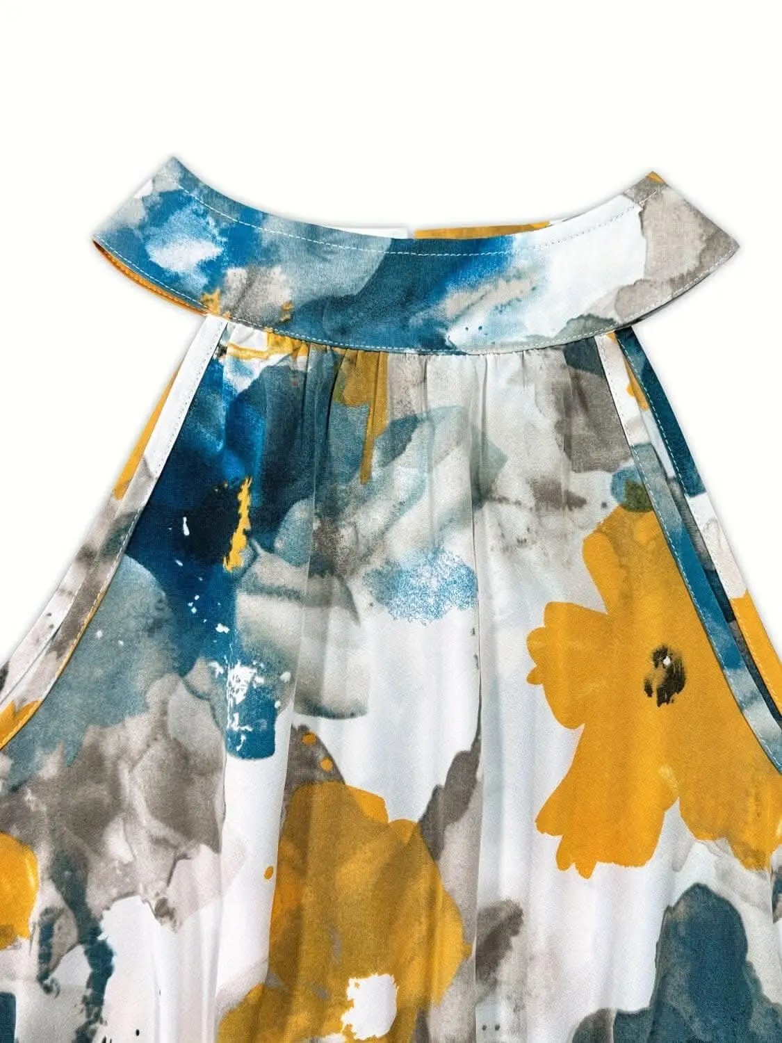 Vestidos Trendsi recién llegados - Vestido con cuello alto escalonado - estilo elegante
