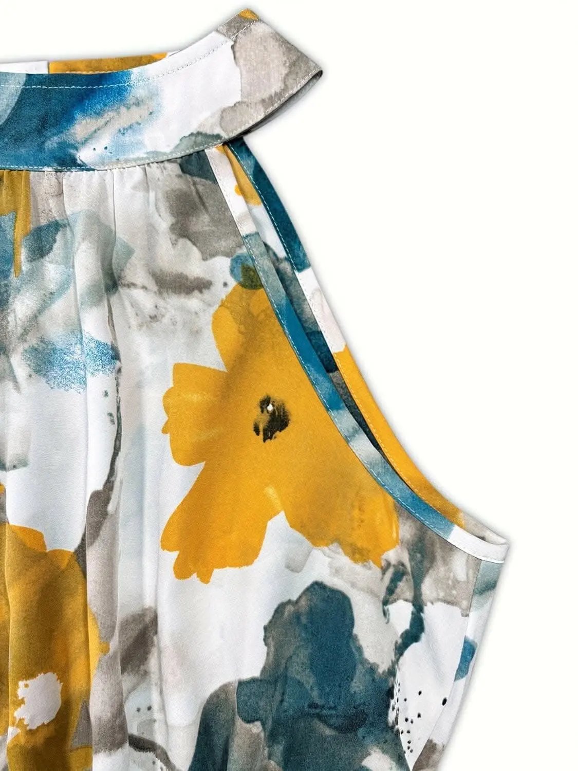 Vestidos Trendsi recién llegados - Vestido con cuello alto escalonado - estilo elegante