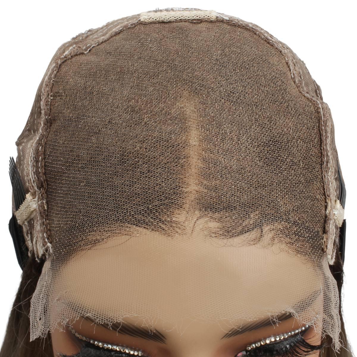 Peluca con cierre Tiffany Glueless 5x5 HD Lace, cabello 100% humano, teñida profesionalmente