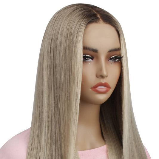 Peluca con cierre Tiffany Glueless 5x5 HD Lace, cabello 100% humano, teñida profesionalmente