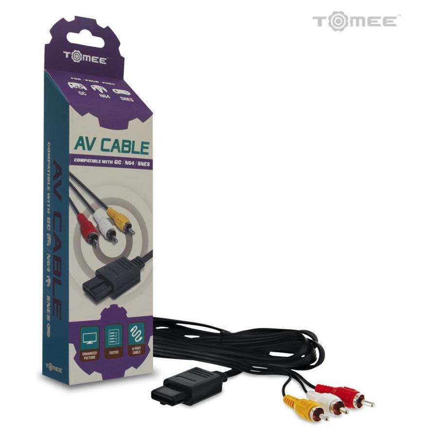 Cable AV compuesto para Nintendo SNES / N64 / NGC (de Tomee)