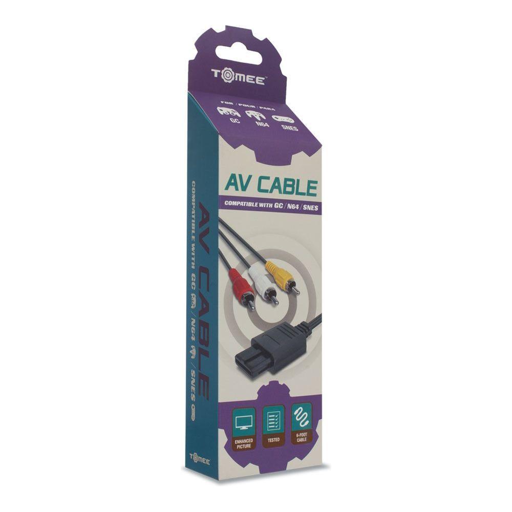 Cable AV compuesto para Nintendo SNES / N64 / NGC (de Tomee)