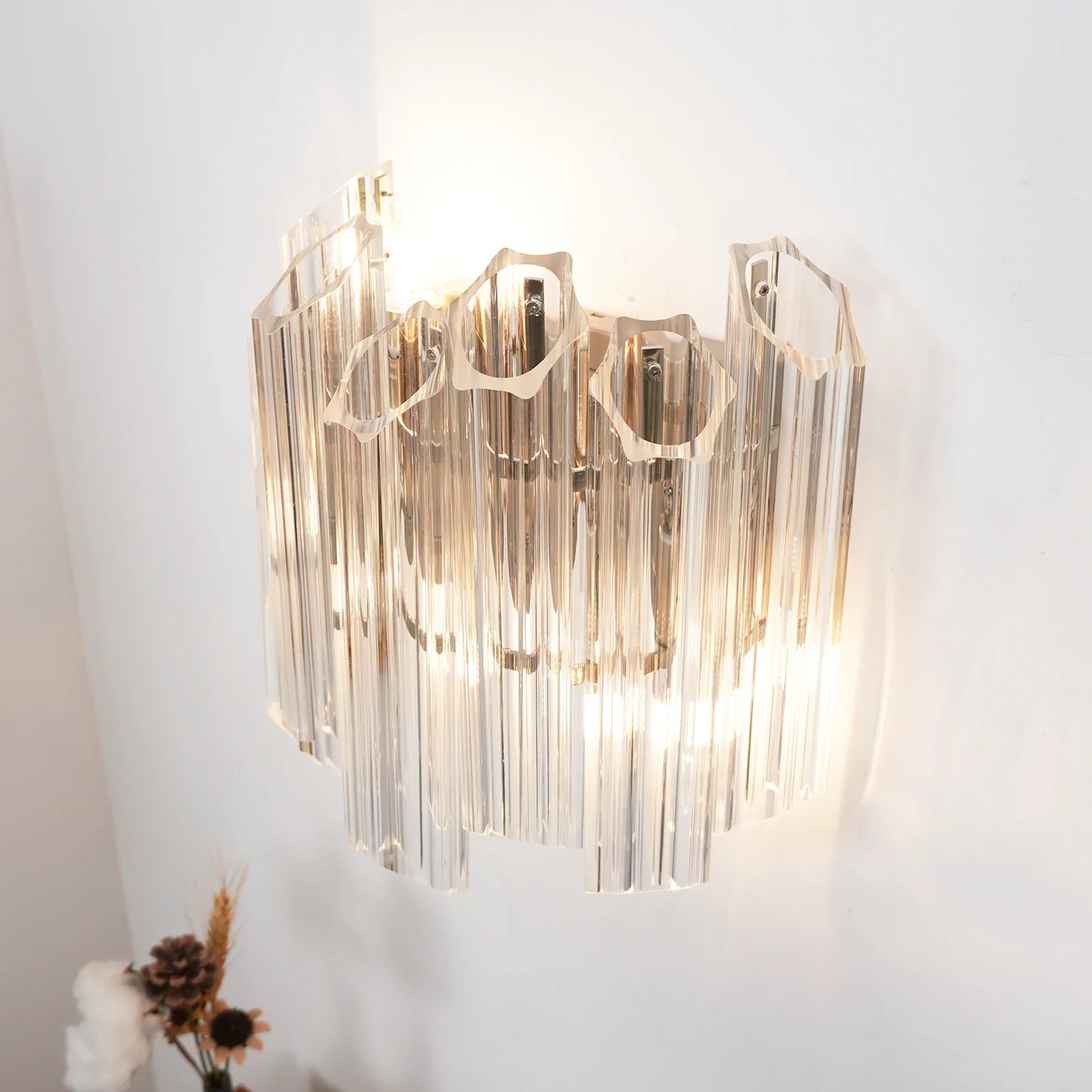 Aplique de Pared Palermo con Espejo Transparente