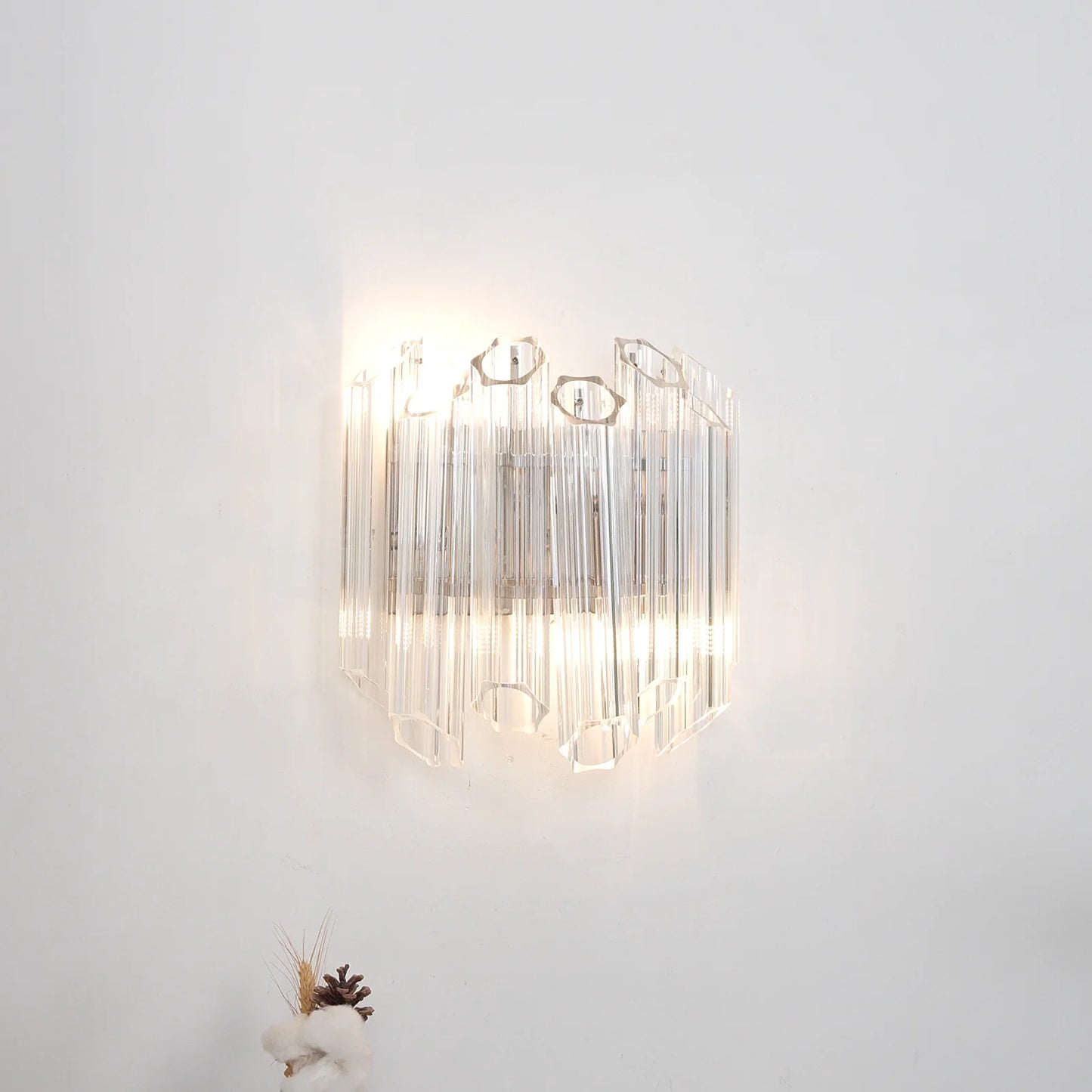 Aplique de Pared Palermo con Espejo Transparente