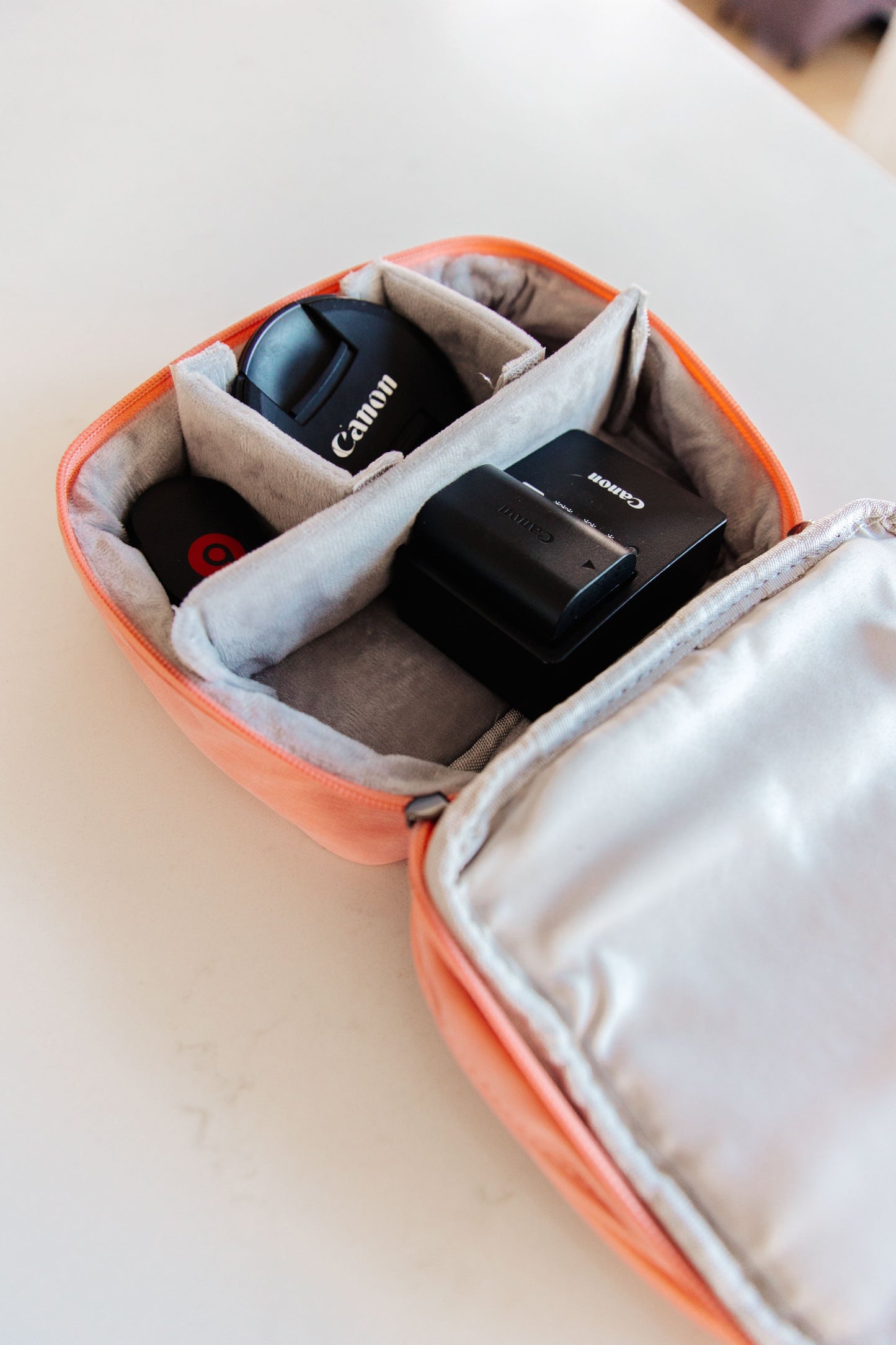 Travel Cord Organizer Case in Pink **FINAL SALE**