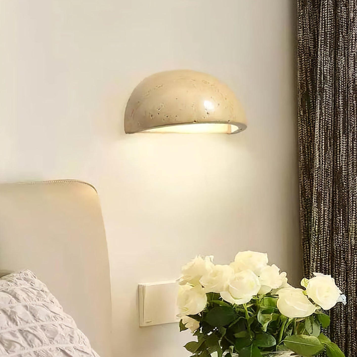 Lámpara de Pared Artística de Travertino