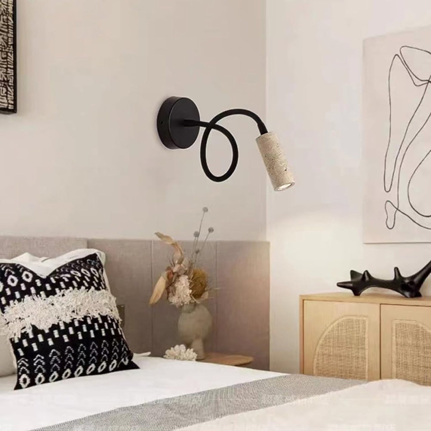 Aplique de pared ajustable Travertino