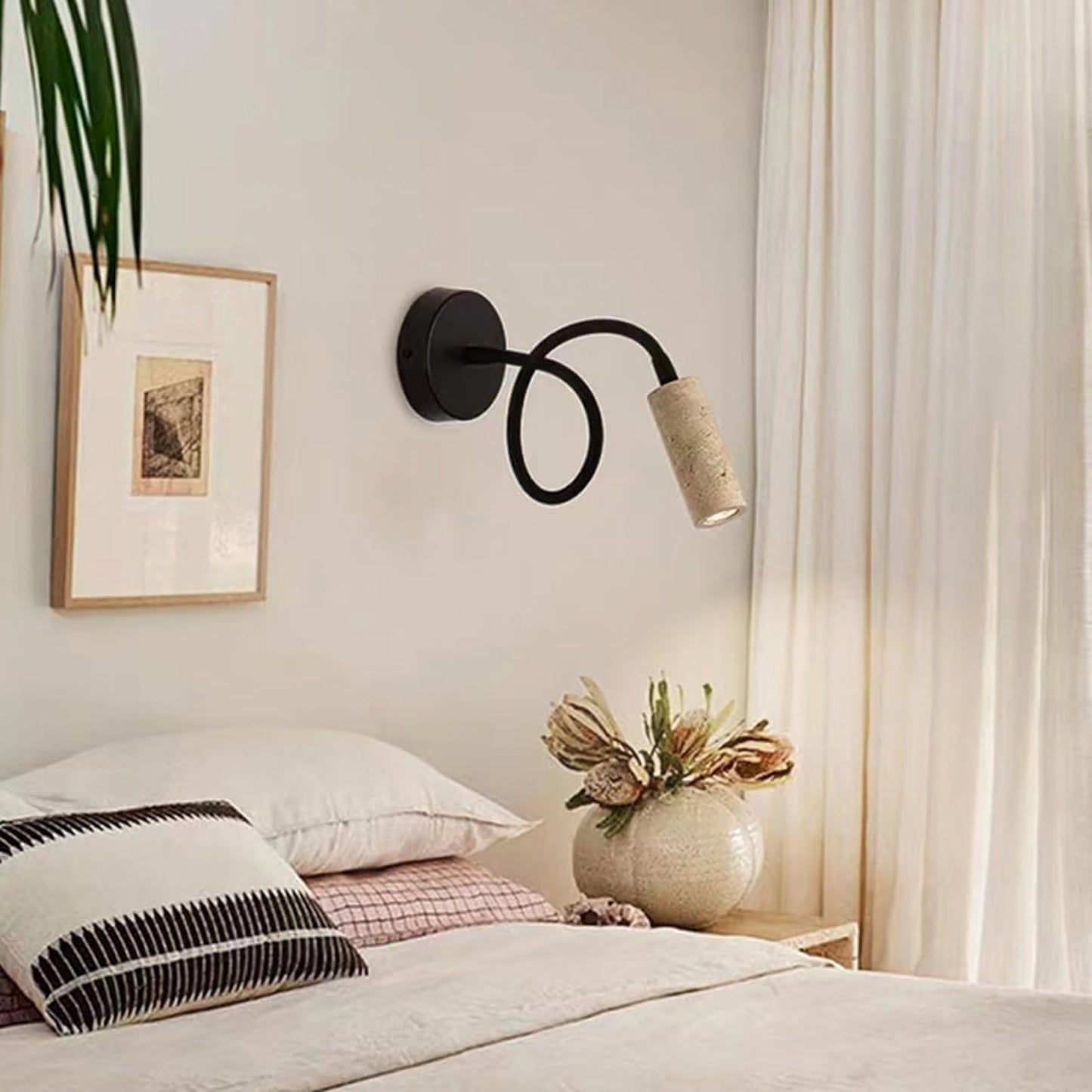 Aplique de pared ajustable Travertino
