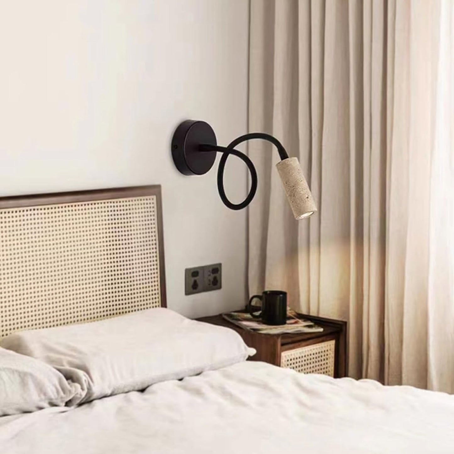 Aplique de pared ajustable Travertino