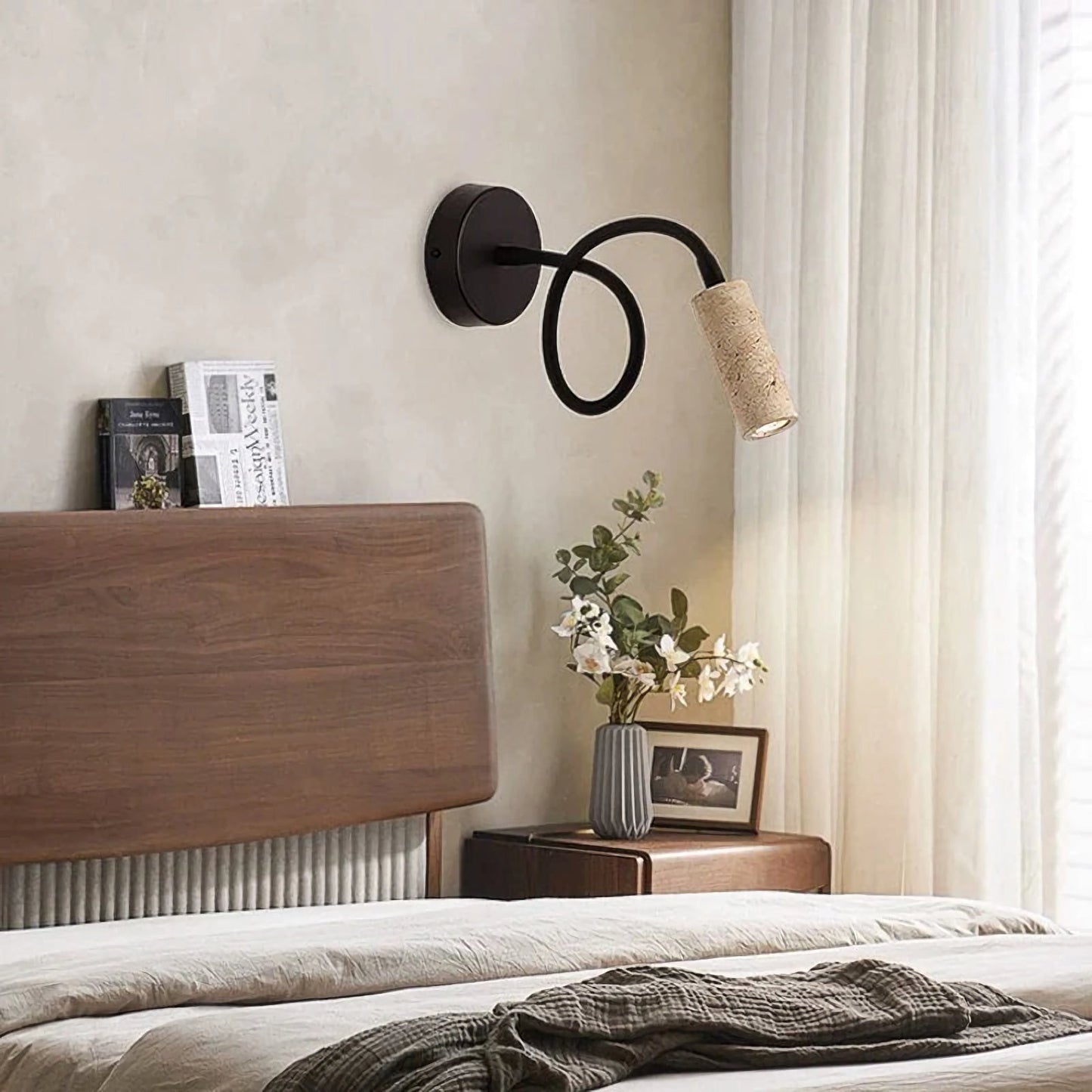 Aplique de pared ajustable Travertino