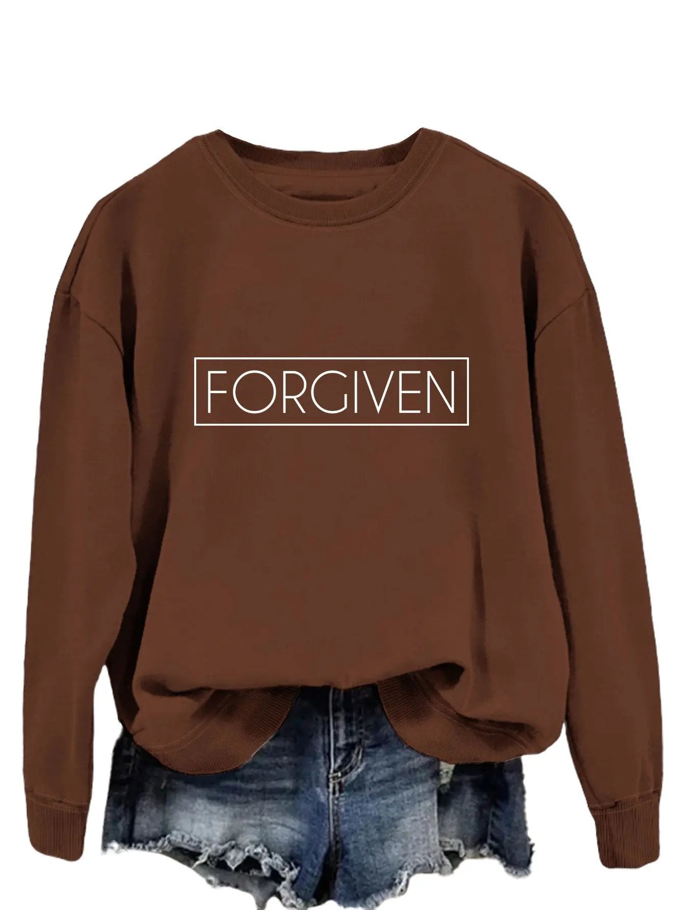Trendy Tops Loose Long Sleeve Sweatershirt