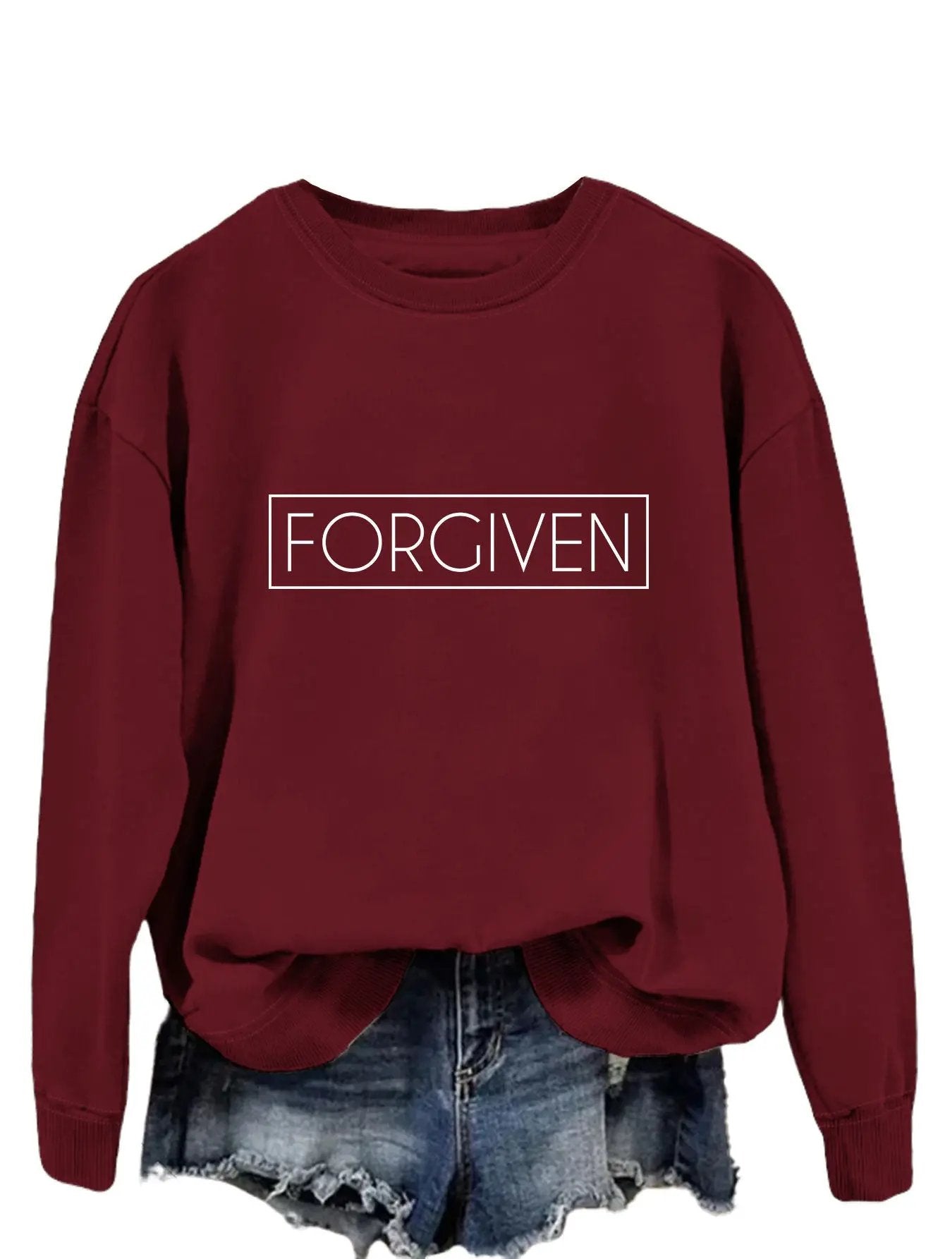 Trendy Tops Loose Long Sleeve Sweatershirt