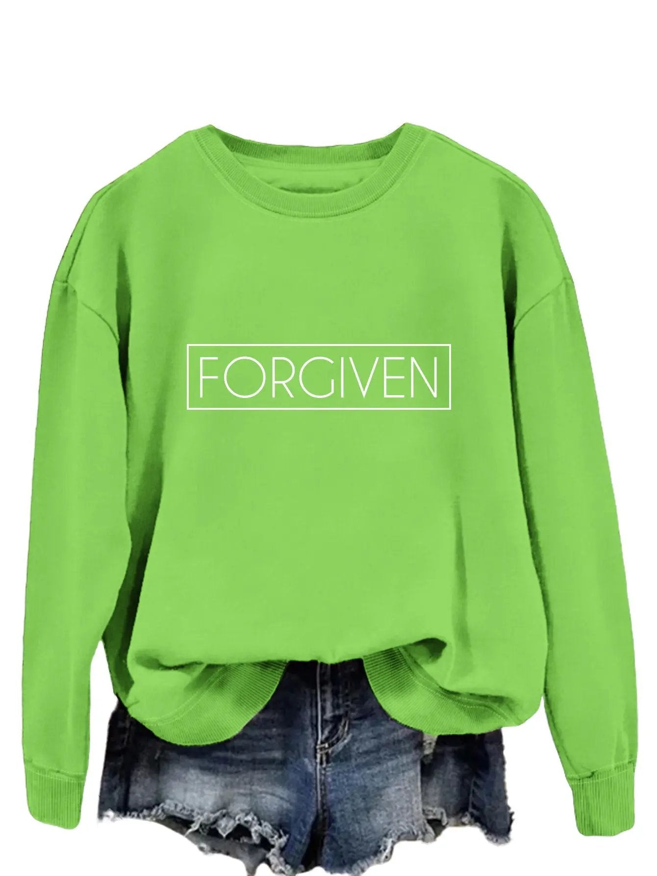 Trendy Tops Loose Long Sleeve Sweatershirt