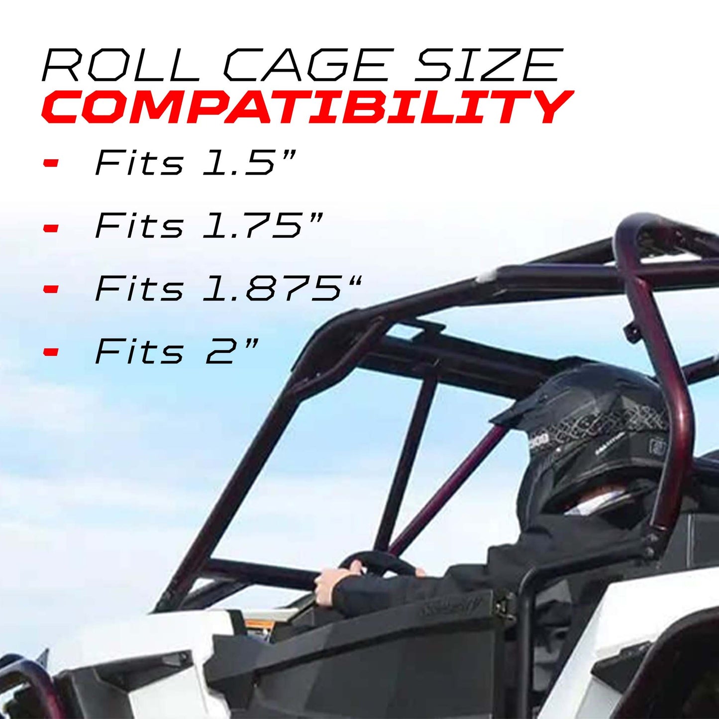 Split Collar Tube Clamp for 1.75" OD Roll Bar