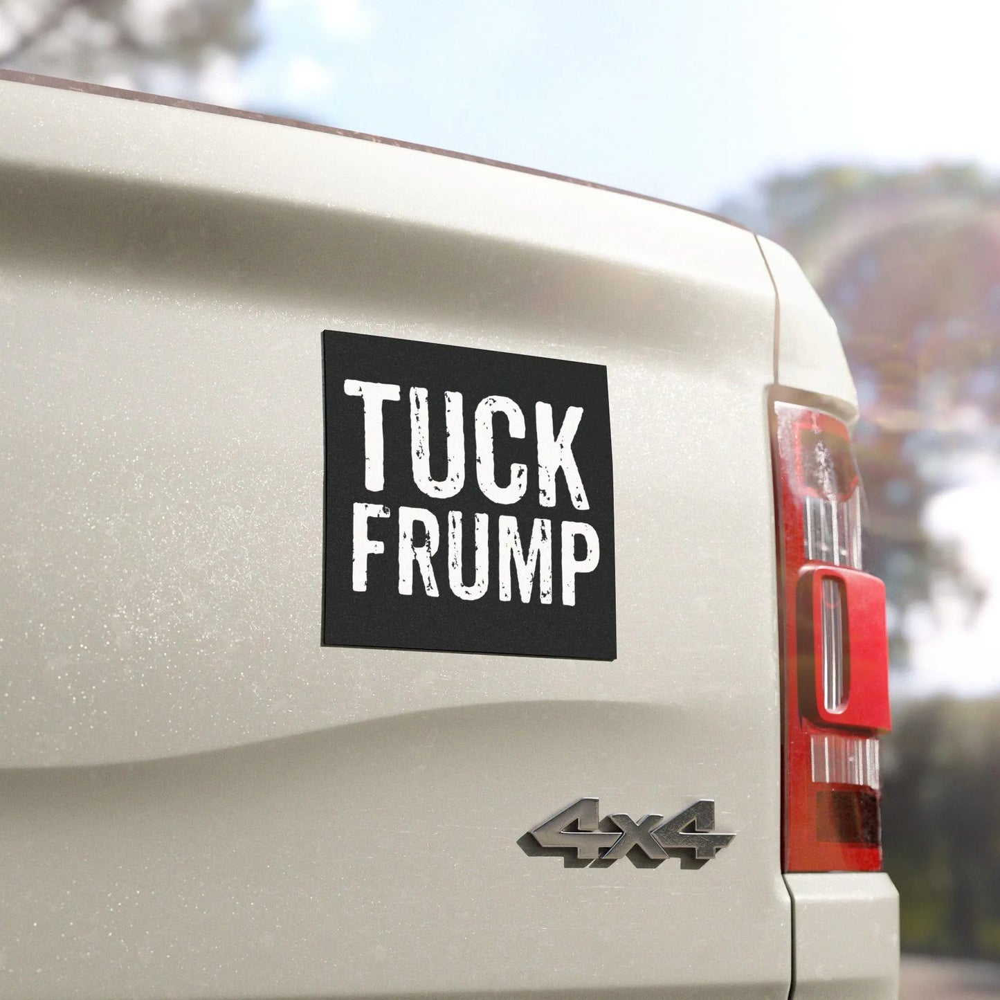 Tuck Frump Car Magnet, Funny Bumper Sticker Magnet