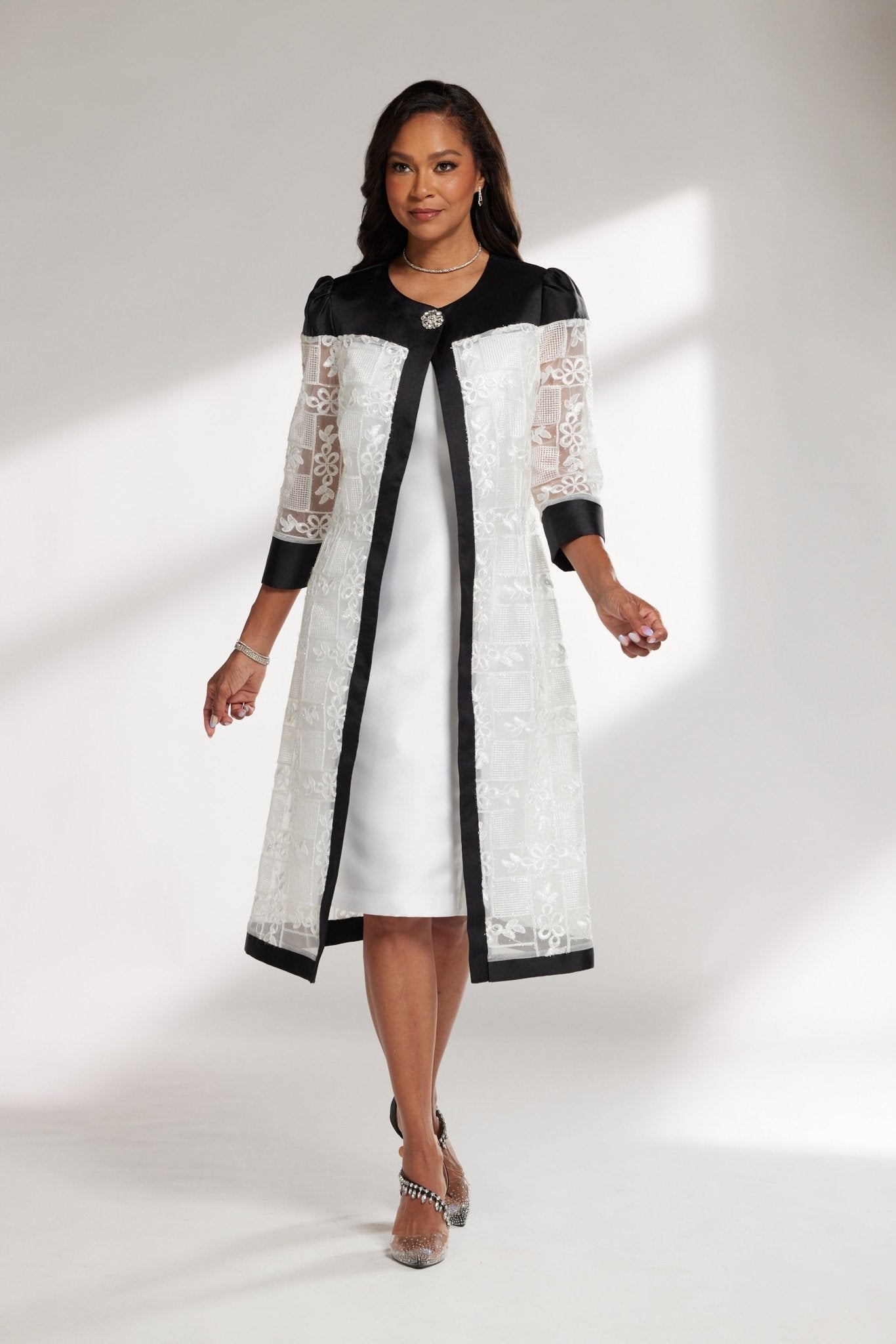 Refined with Shine Jacket Dress by EY Boutique