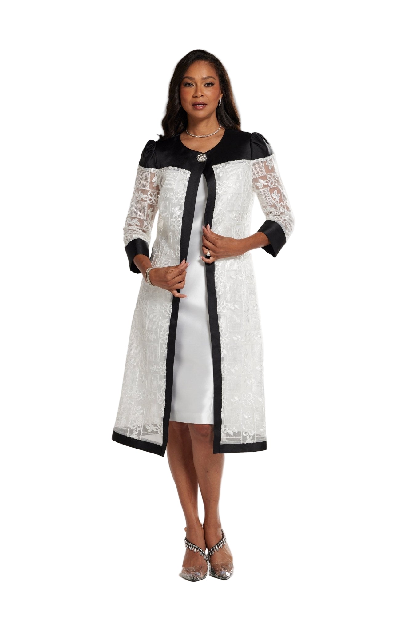 Refined with Shine Jacket Dress by EY Boutique