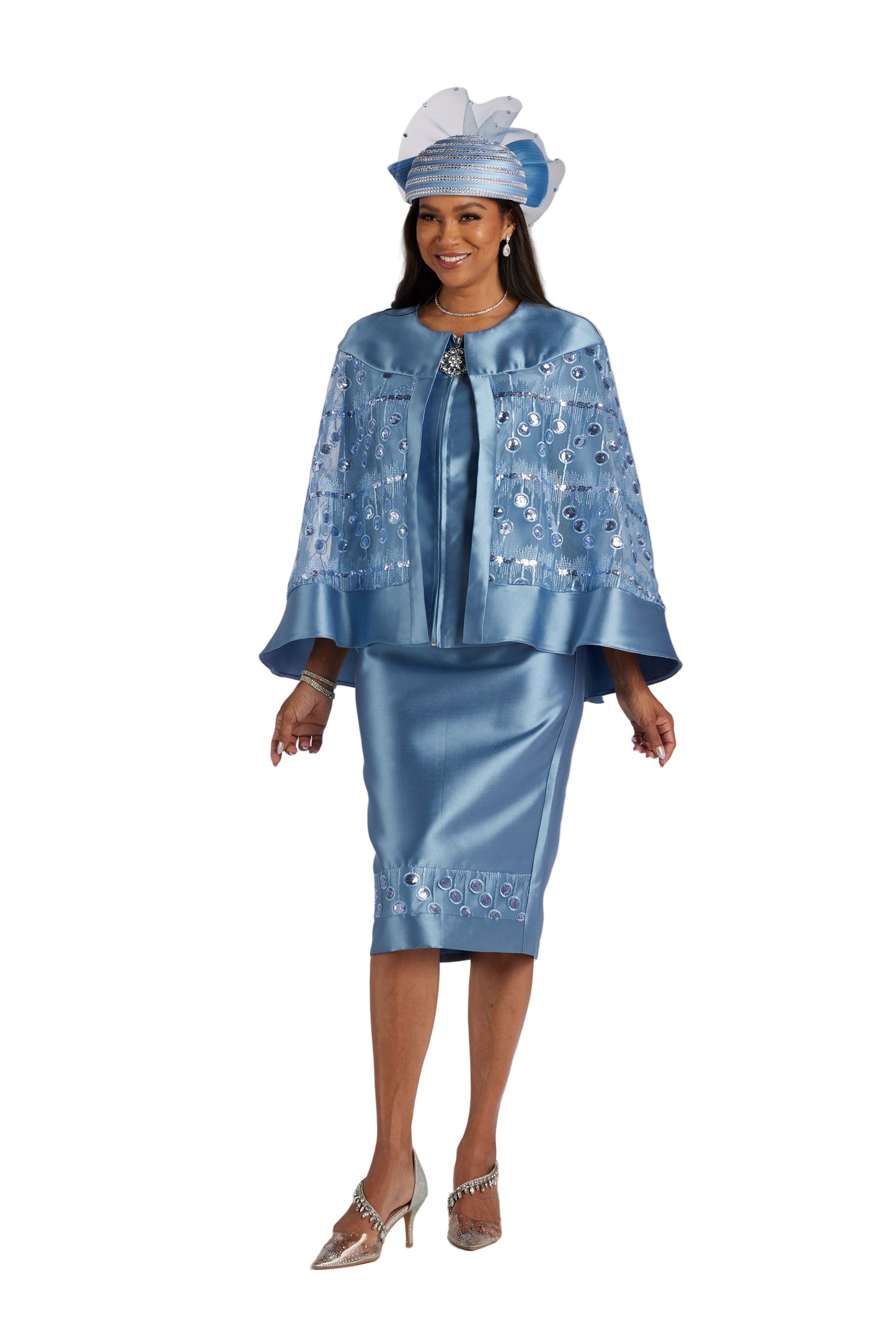 Sheer Beauty Cape Suit by LUXE