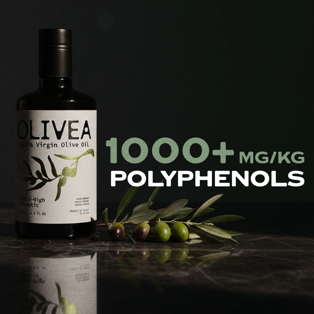 Aceite de Oliva Virgen Extra Ultra Alto en Polifenoles