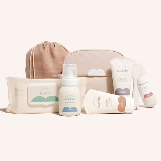 Kit definitivo para el cuidado de la piel del pañal Buddle