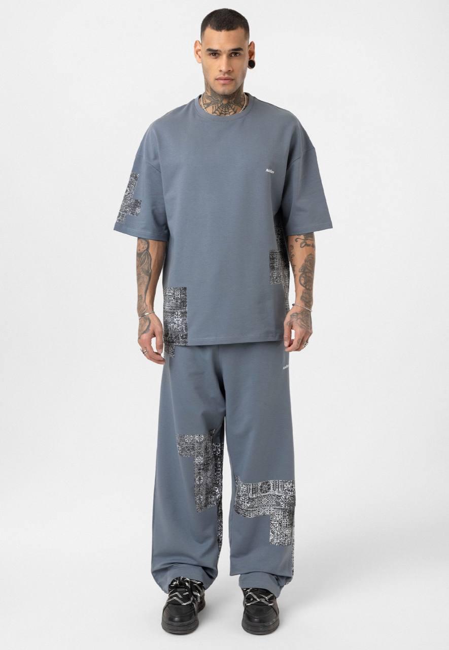 Unisex Patterned Tracksuit Set