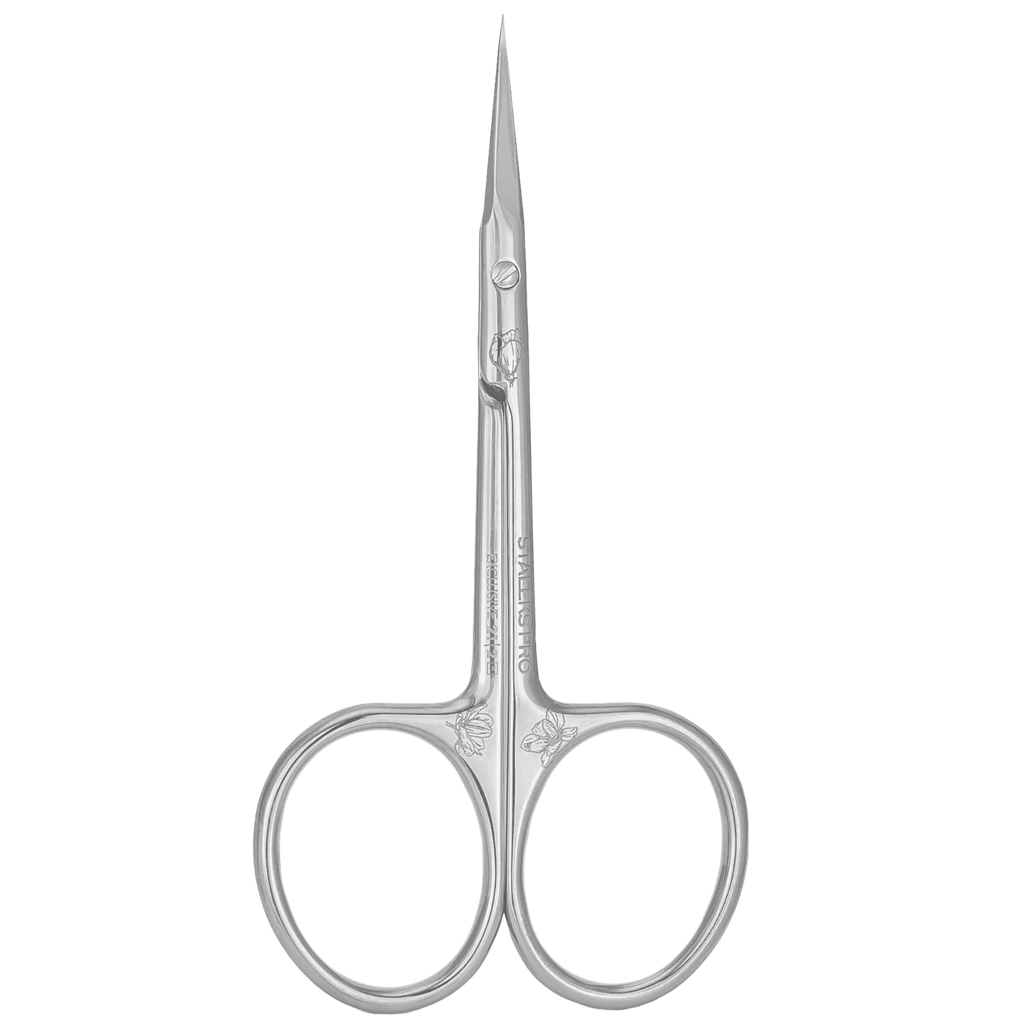STALEKS PRO EXCLUSIVE 21 TYPE 2 PROFESSIONAL CUTICLE SCISSORS WITH HOOK SHORTENED CURVED HANDLES MAGNOLIA SX-21/2M- STALEKS™