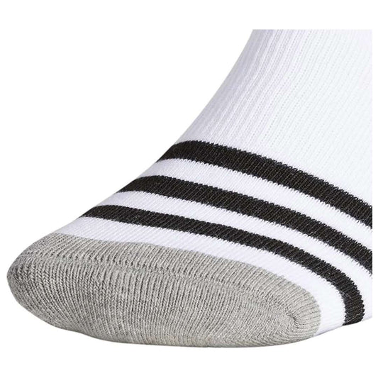 adidas Originals Men's Roller No Show Socks (3-Pair) - White/Black/Heather Grey